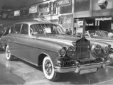 The unique coachwork of the Silver Wraith Limousine by Vignale is displayed in 1955.