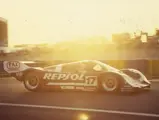 The Porsche finished 10th overall at the 1991 24 Hours of Le Mans.