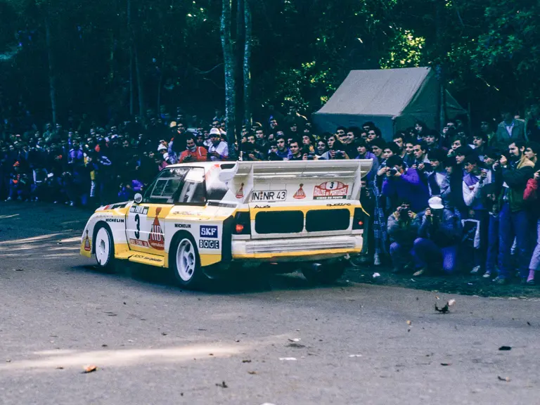 Walter Röhrl drove the Audi at the 1986 Rallye de Portgual.