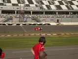 Chassis no. 215 at speed during the 2016 Finali Mondiali at Daytona.