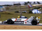 Senna banked his first-ever World Championship point in Kyalami, South Africa at the wheel of the Toleman.