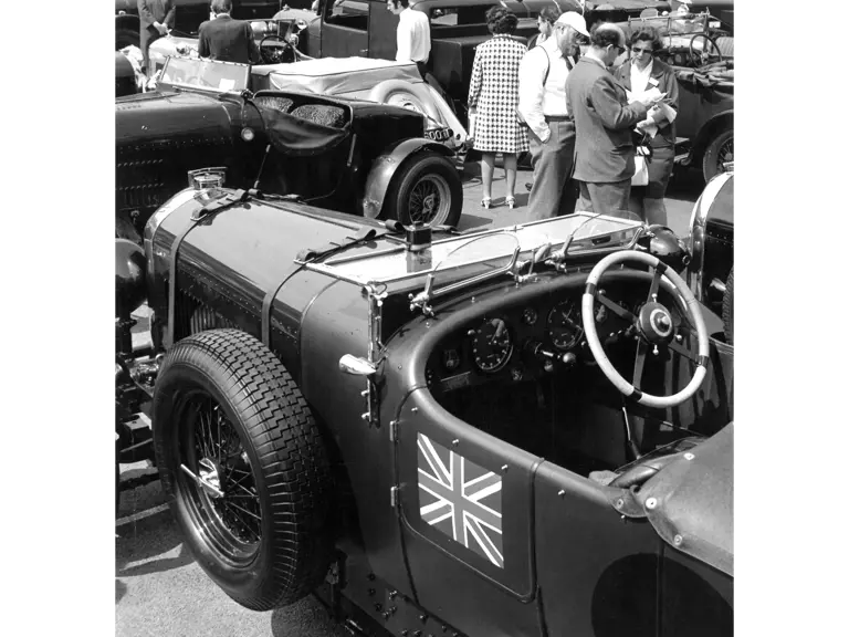 Chassis YR5077 is seen in attendance at a period Bentley meet, date unknown.