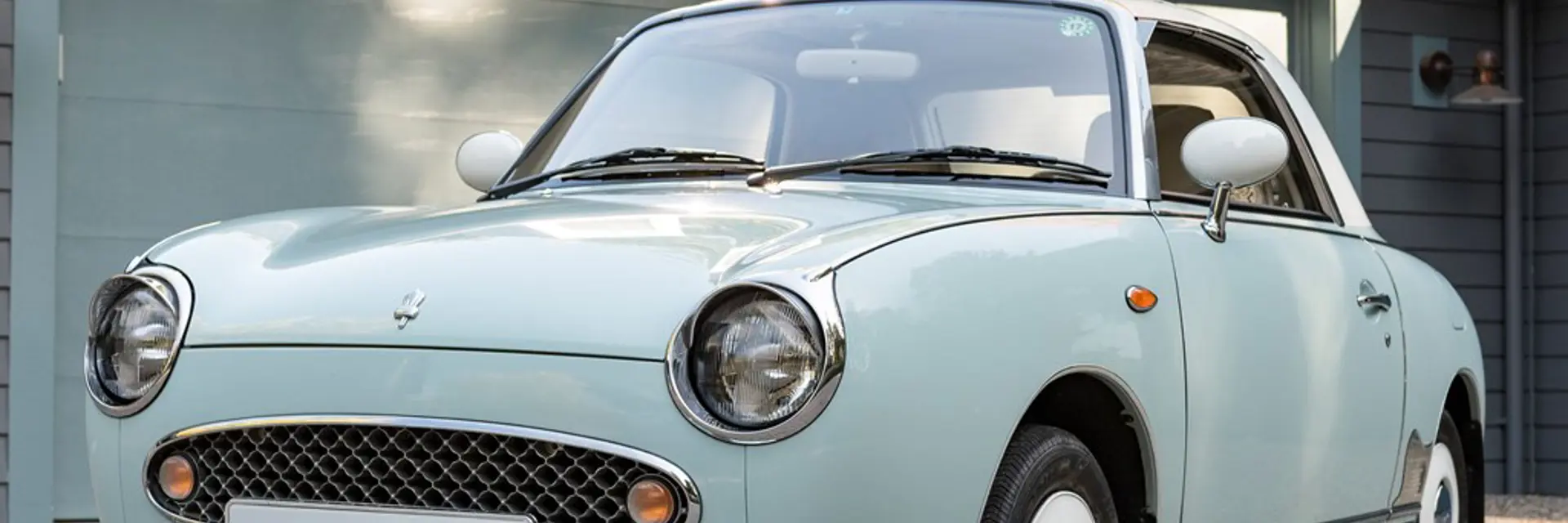 1991 Nissan Figaro offered by RM Sothebys in an online only format in 2019