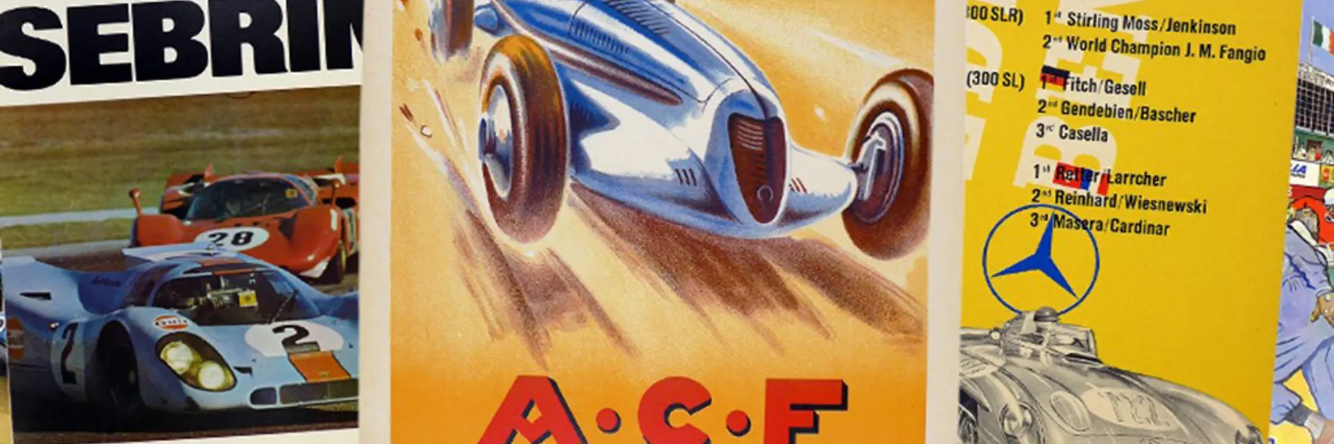 Posters offered from RM Sothebys Original Racing Posters online auction 