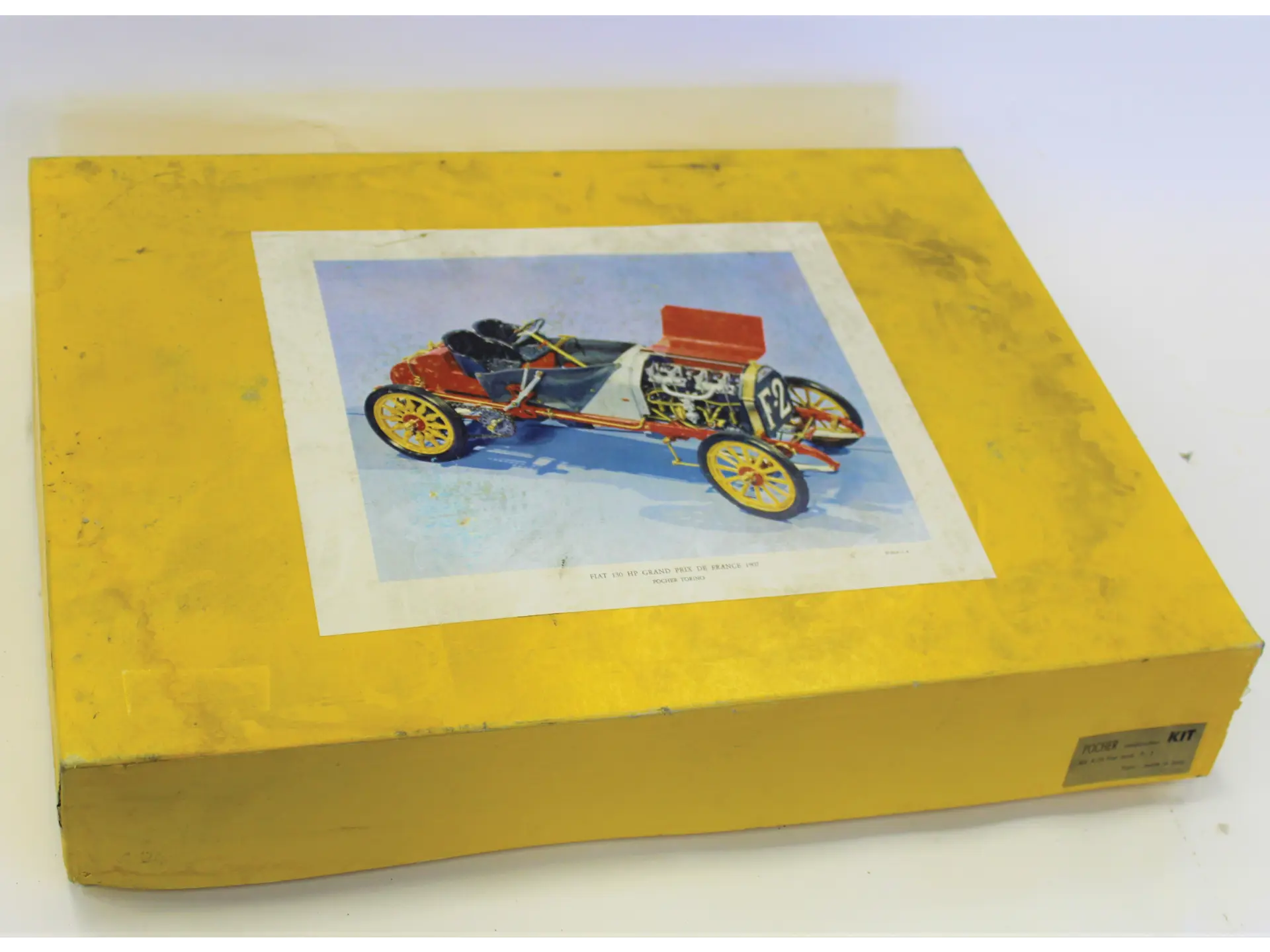 1907 Fiat 130 HP Grand Prix de France, 1:8 Scale Model by Pocher