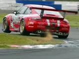 Pink Floyd manager Steve O’Rourke campaigned the Porsche regularly in the British GT Championship. It is pictured here at Silverstone in 2002, when the car finished 3rd in its GTO class.