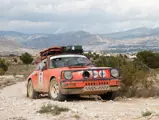 The Porsche is pictured participating in the off-road Spain Classic Raid in 2016. The Porsche is pictured participating in the off-road Spain Classic Raid in 2016.