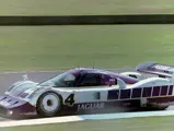 Andy Wallace and Jan Lammers drive No.4 at the 1990 Donington World Sports Prototype Championships.