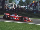 The third and final race outing for FW20-03 came at Imola. Thereafter, the chassis was on standby as a spare car and used for extensive testing.