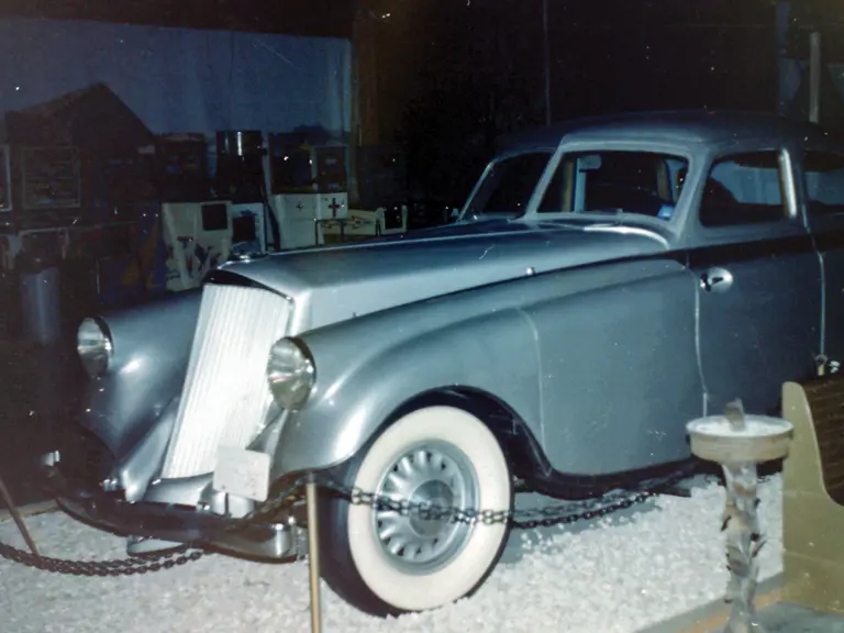 The first Silver Arrow as it appeared on exhibit at Movieworld in the 1970s.