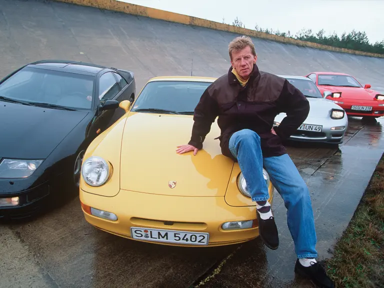 Water Röhrl with the 968 Clubsport.