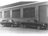 Chassis 0661 GT is pictured with 0669 GT outside the Carrozzeria Boano on the day both cars were delivered to first owners.