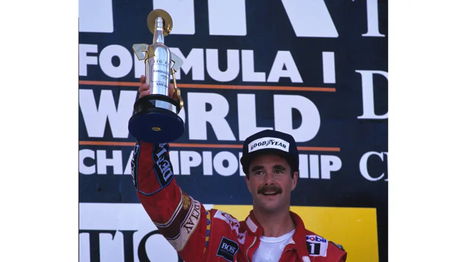 Spanish Grand Prix, Jerez, Spain 1988 
Podium
Alain Prost Mclaren MP4/ wins the race, Nigel Mansell Williams FW12 is 2nd and Alessandro Nannini 3rd
© Formula One Pictures / Picture by John Townsend. Office tele (+36)26 322 826 Hungarian mobile (+36) 70 776 9682. UK Mobile +44 7747 862606 www.f1pictures.com.
Vat Number 221 9053 92
 
 