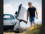 Sébastien Loeb with his McLaren 675LT Spider, which he has owned since 2019.