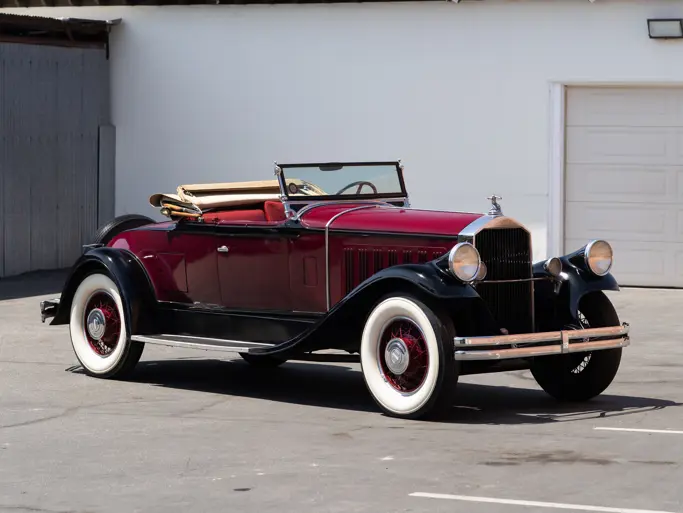 1929 Pierce-Arrow Model 133 Roadster: market value and price history