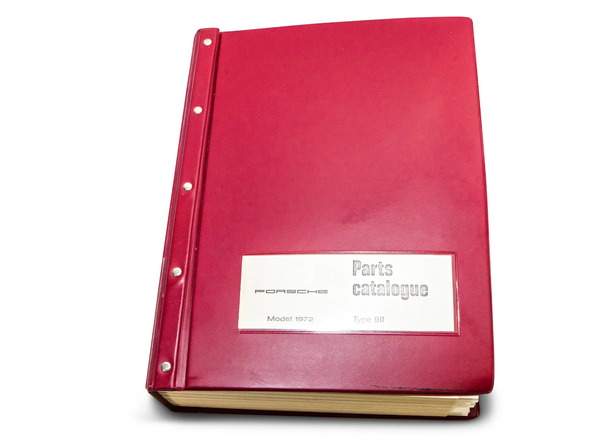 Porsche 911 Parts Catalogue, 1972 A Lifetime of Porsche Memorabilia
