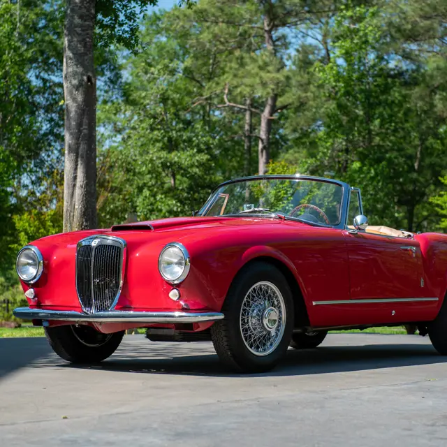 002 Lancia Aurelia B 24 1954 赤 Cars In the Middle - Lancia Aurelia B24 Spider