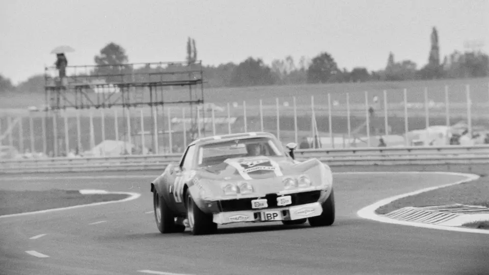 The RED/NART Corvette at the 24 Hours of Le Mans, 1972.