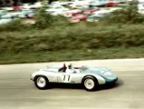 Driving to victory in Carpentersville (Tom Schultz)