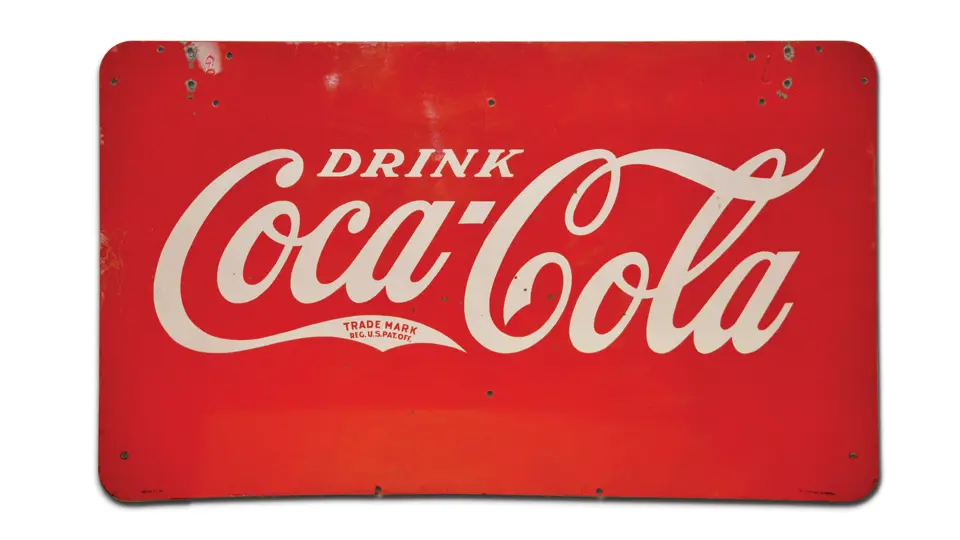 Drink Coca-Cola Double-Sided Porcelain Sign | Fort Lauderdale 2019