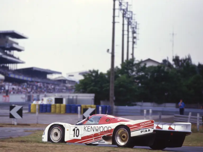 Chassis number CK6-88 during the 1988 24 Hours of Le Mans.