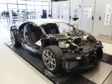 Chassis 069 during production at Bugatti’s facilities in Molsheim, France.