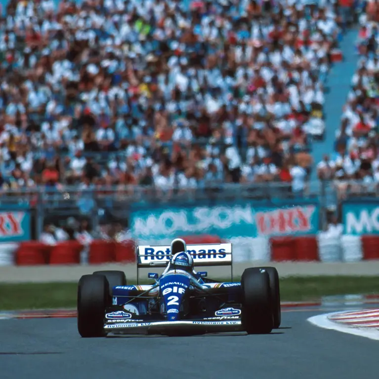 David Coulthard races FW16B-01 to a 5th place finish at the 1994 Canadian Grand Prix.
