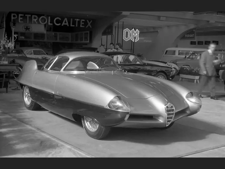 Alfa Romeo B.A.T. 9d, Turin Automobile Salon, 1955. - Courtesy of The Klemantaski Collection