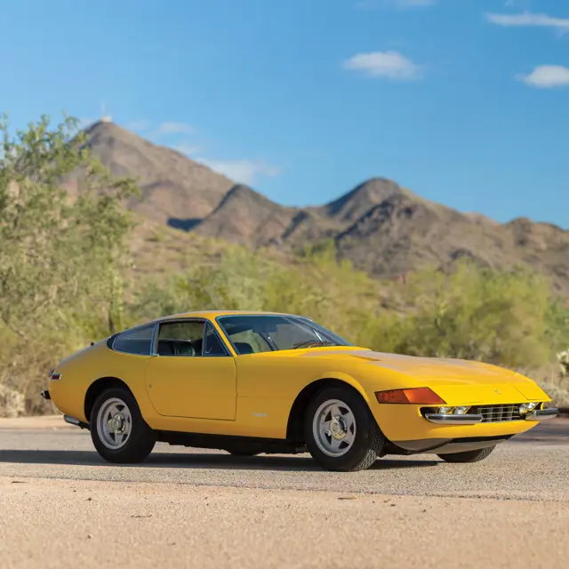 Modèle Ferrari 365 GTB Daytona Jaune 1:12 Par GT-Spirit - Résine, 1968, Occasion