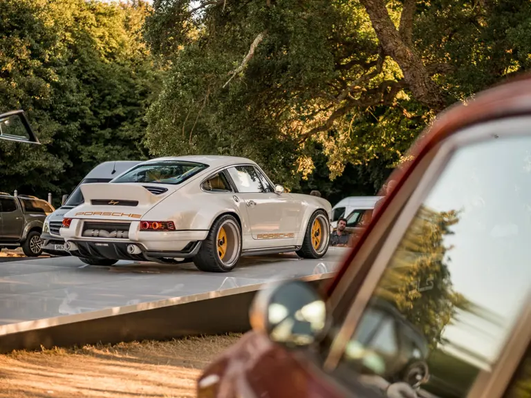 DLS EP1 upon the model's unveiling at hte 2018 Goodwood Festival of Speed.