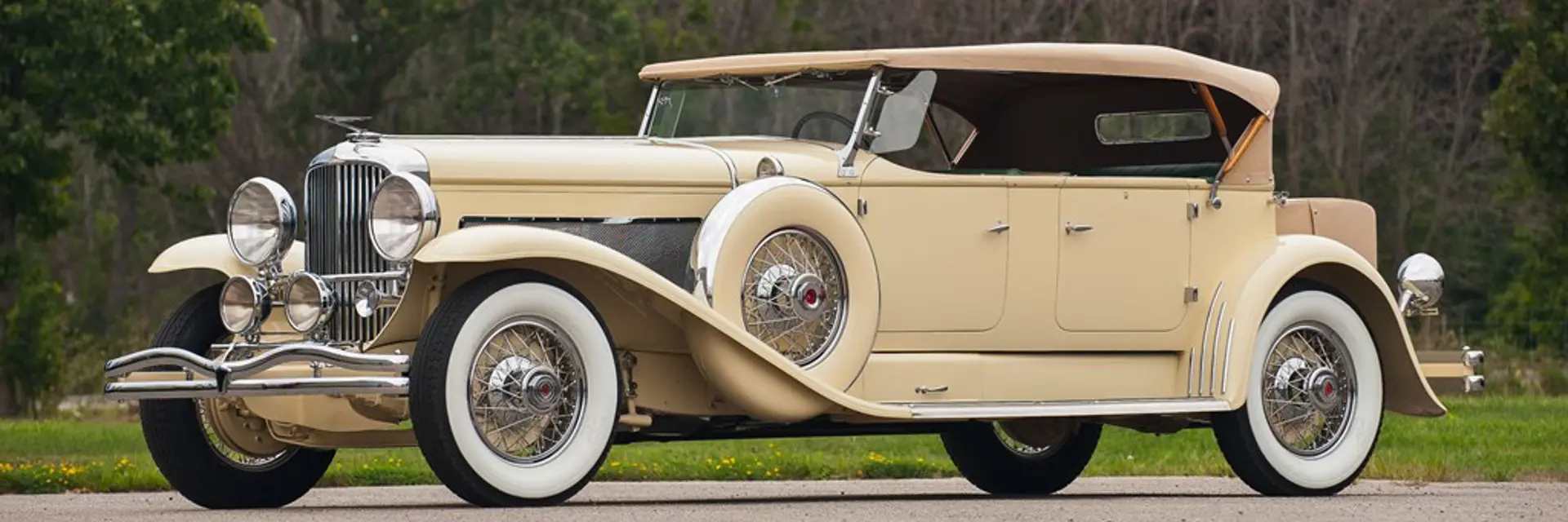 1931 Duesenberg Model J Tourster by Derham offered at RM Sothebys Arizona Live Collector Car Auction 2022