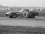 The RED Corvette at the 24 Hours of Daytona, 1973.