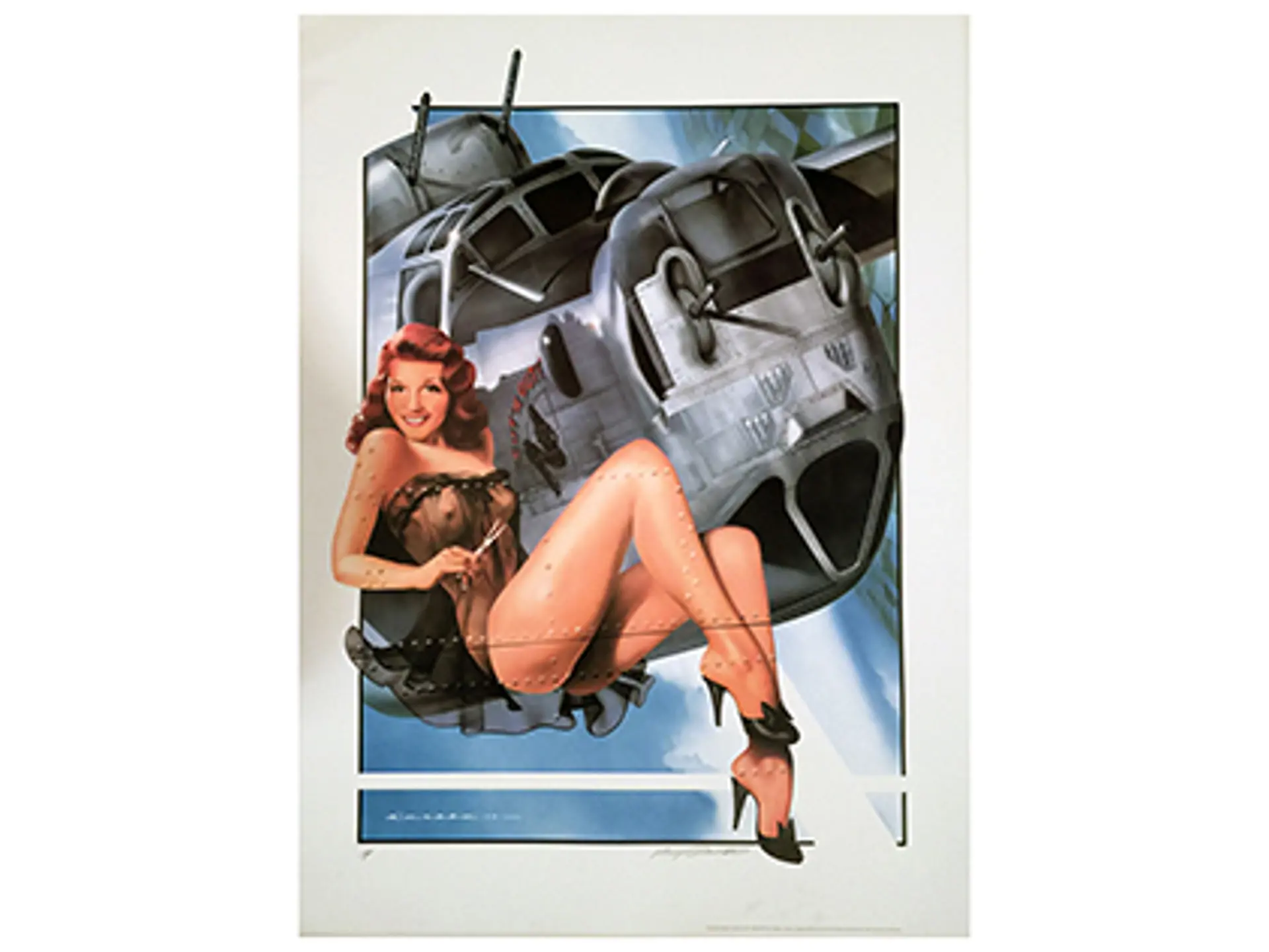 cut-n-out-lithographic-print-by-british-artist-philip-castle-34-x