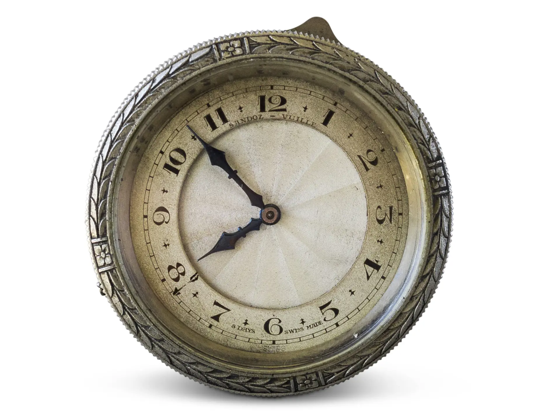 Sandoz-Vuille Eight-Day Rim-Wound Accessory Dash Clock | THE MITOSINKA ...