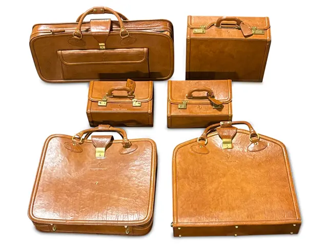 Six Pieces of Ferrari Testarossa Luggage by Schedoni | The Cohen