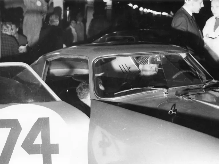 Pierre Noblet/Jacques Péron, #74, 3rd OA. 12 Heures de Reims, July 5-6, 1958.