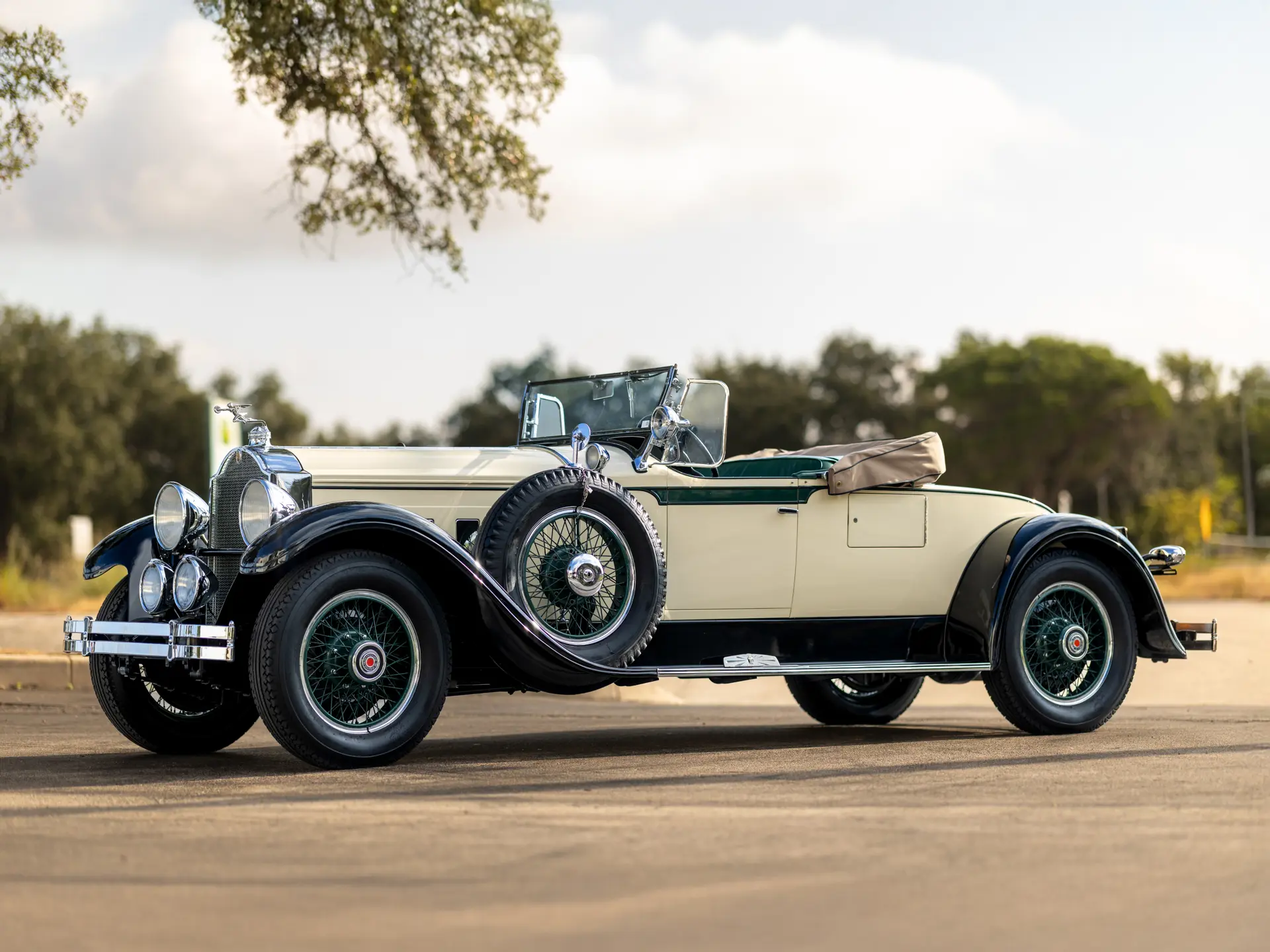 テラクレスタ 1929 Packard 640 Custom Eight Roadster | Hershey 2025 | RM Sotheby's