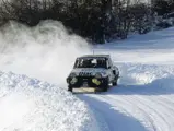 Jean-Luc Therier sliding his way to fourth overall in the 1984 Monte Carlo Rally.