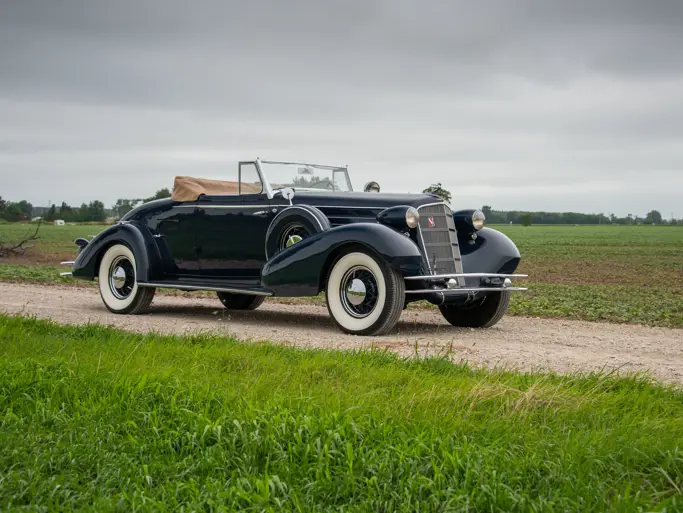 1935 Cadillac V-8 Convertible Coupe by Fisher: market value and price history