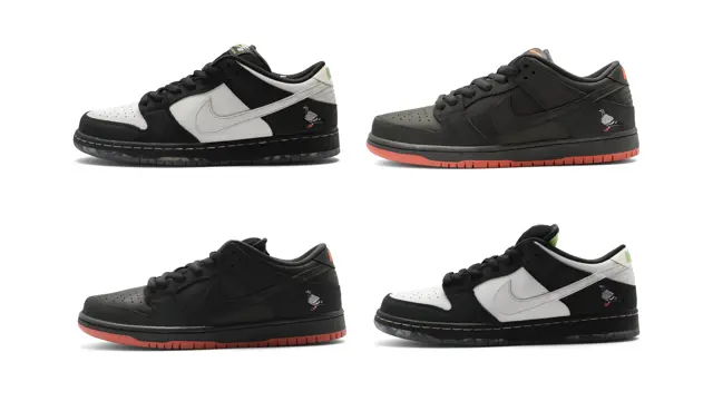 Set of Four | Nike SB Dunk Low Pigeon Sneakers | Dare to