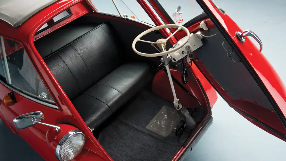 Voiture Miniature Isetta Oldtimer - Échelle 1:34-1:39 - Modèle Collection Sous Licence