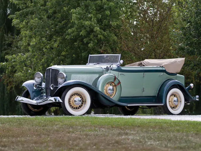 1933 Auburn 8-105 Salon Phaeton Sedan: market value and price history