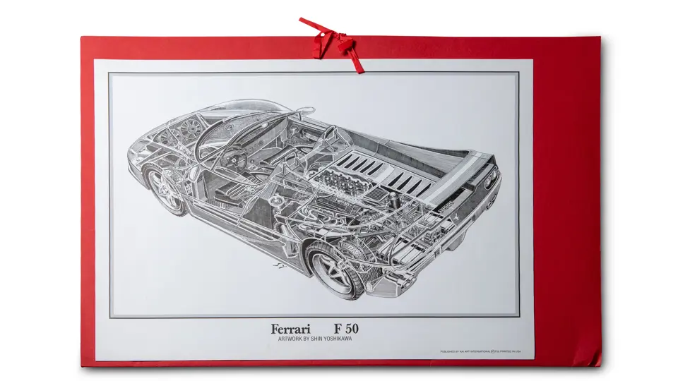 Ferrari F50 Design Portfolio, 1995 | Open Roads, Fall | RM