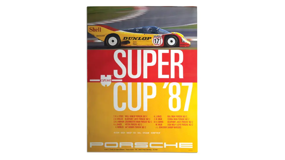 Porsche Racing Posters, 1980s | The Porsche 70th Anniversary Auction ...