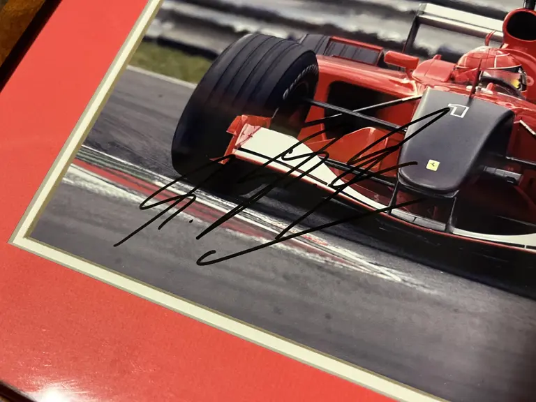 Scuderia Ferrari F1 Photo Signed by Michael Schumacher | The Cohen ...
