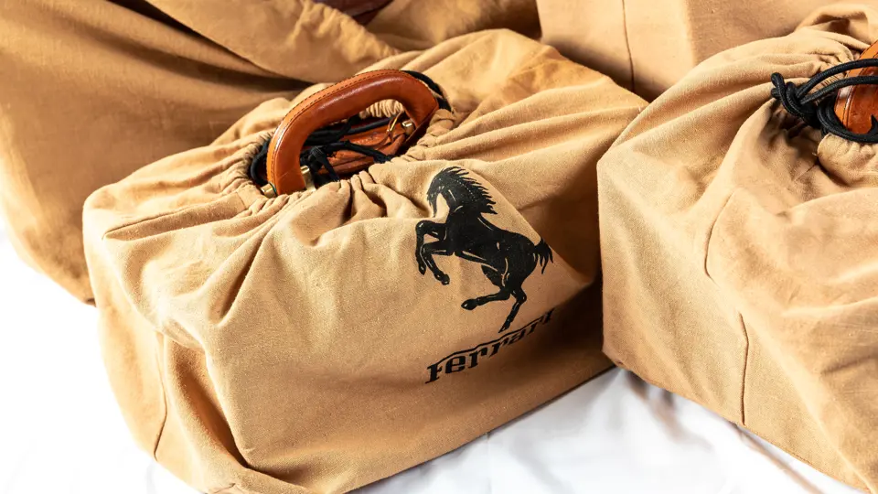 Ferrari Testarossa Schedoni Luggage Set | Open Roads, April 2021