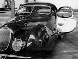 Chassis no. 90110 sitting inside the Talbot factory prior to World War II.