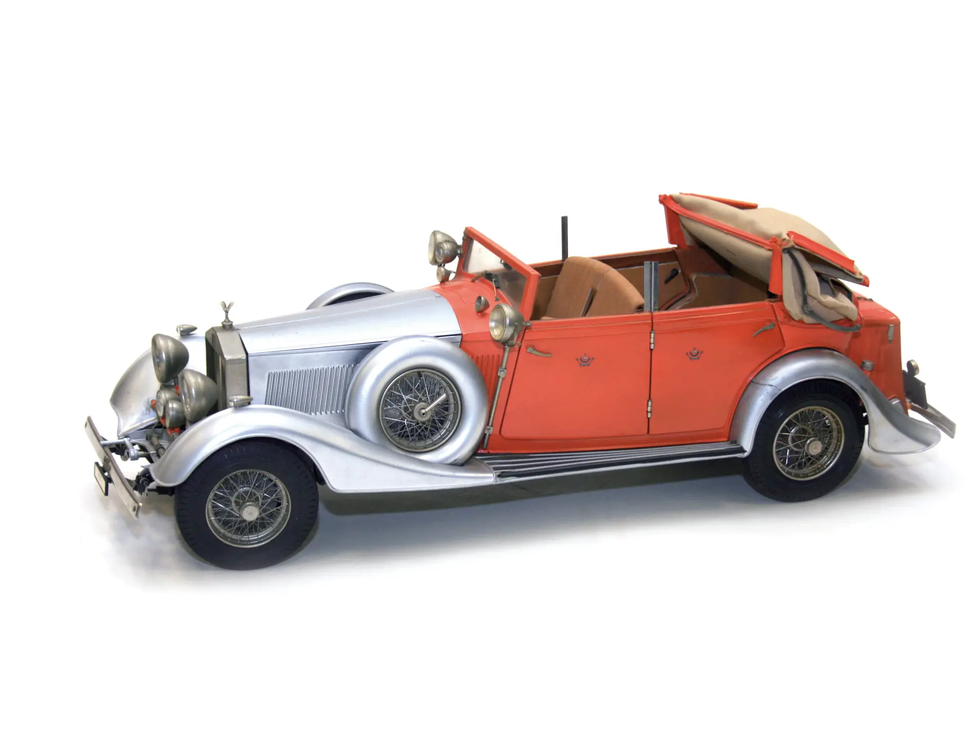 A Kit-built 1:8 Scale Model Of A 1934 Rolls-Royce Torpedo Cabriolet Phantom Ii By Pocher