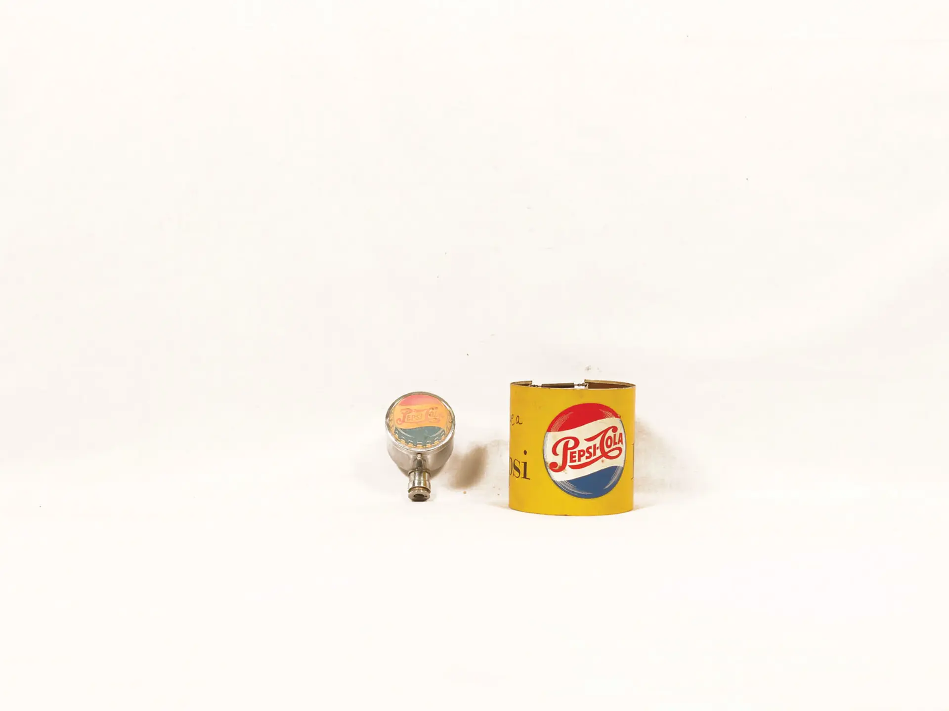Pepsi-Cola Working Musical Tap Handle and Spring-Loaded Tin Cover ...