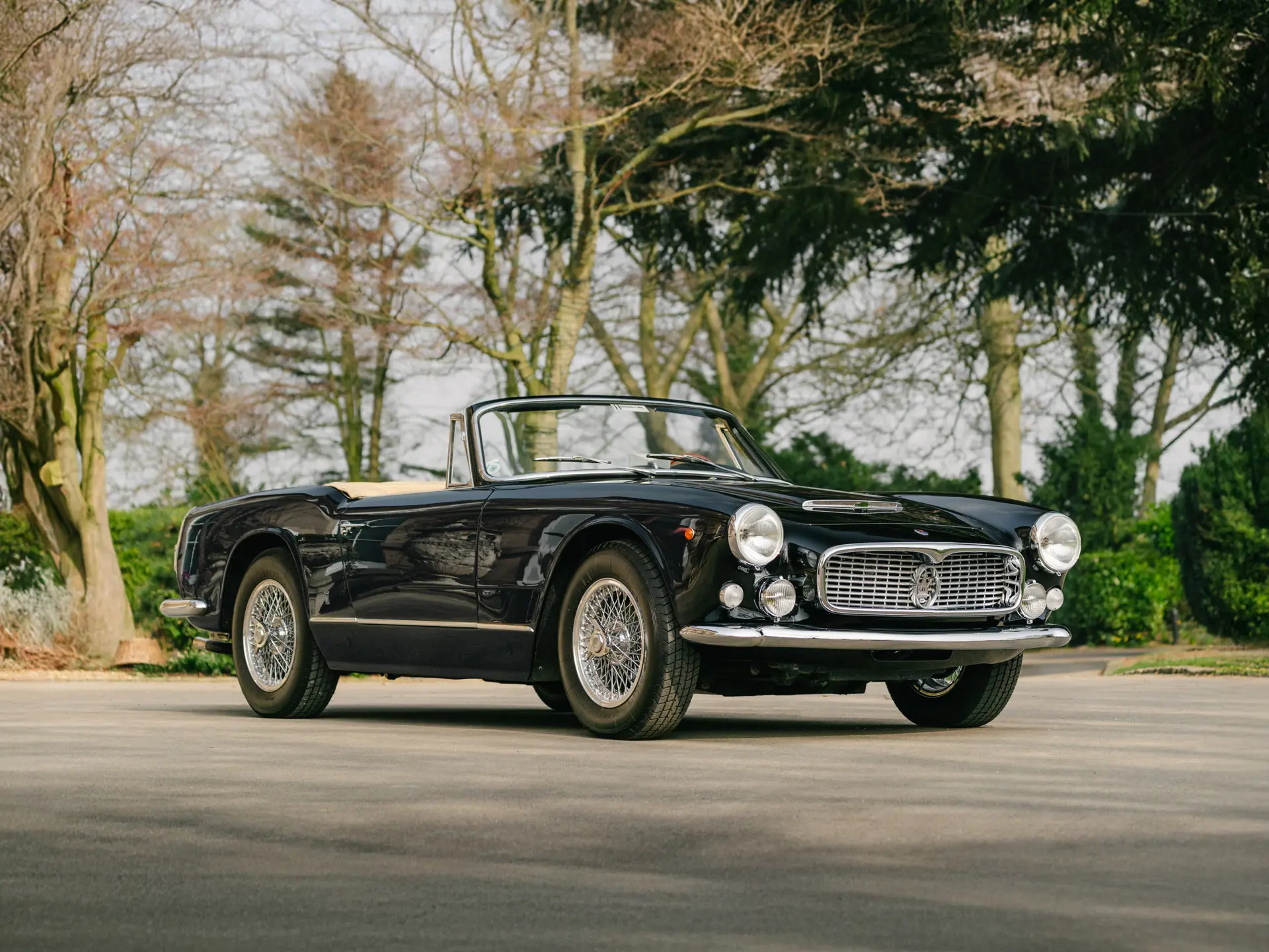 1963 Maserati 3500 GTi Spyder by Vignale Cliveden House 2025 RM Sotheby